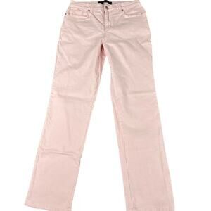 Gloria Vanderbilt Amanda Light Pink Tapered Jeans Size 8 Bangladesh Exc
